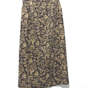VTG Silk Wrap MIdi Skirt, Size 10